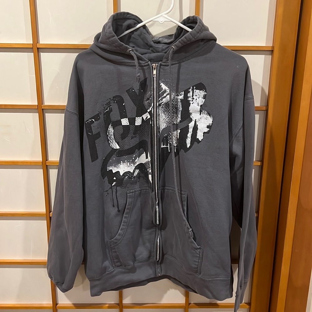 Mens fox racing hoodie